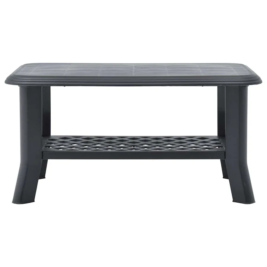 Table basse Anthracite 90x60x46 cm Plastique - 3