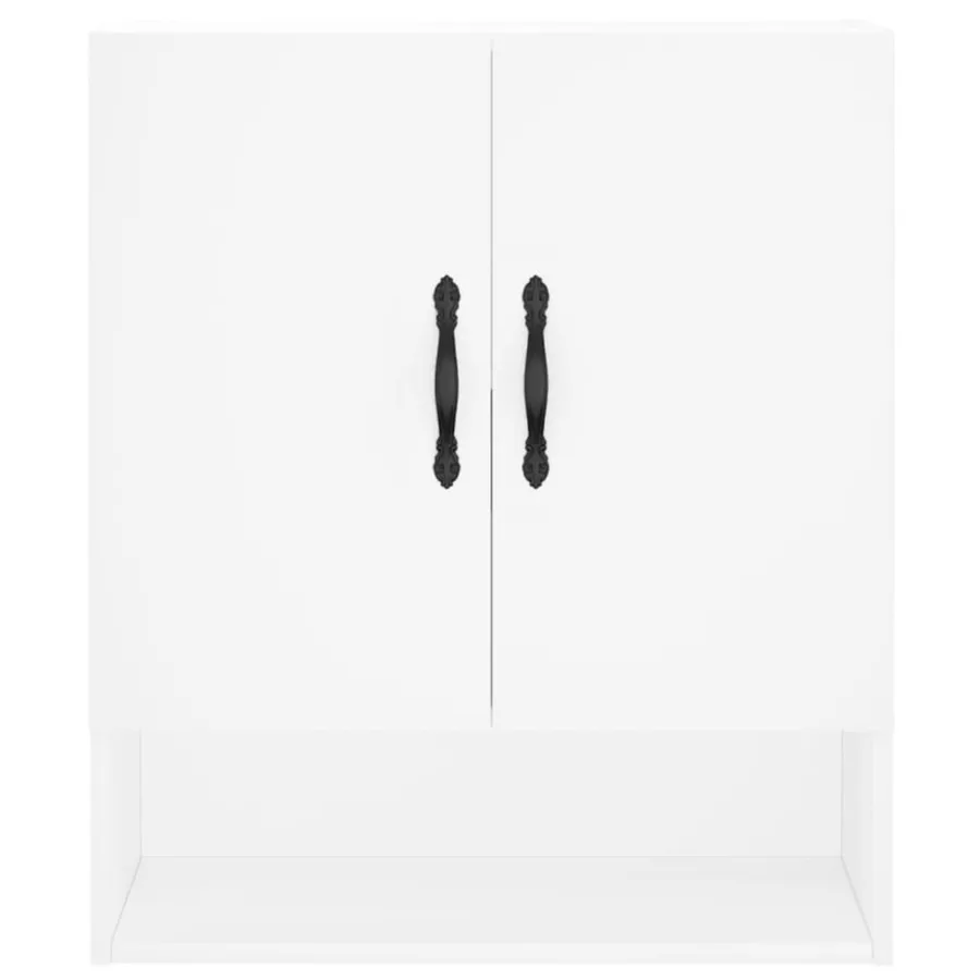 Armoire murale blanc 60x31x70 cm bois d'ingénierie - 5