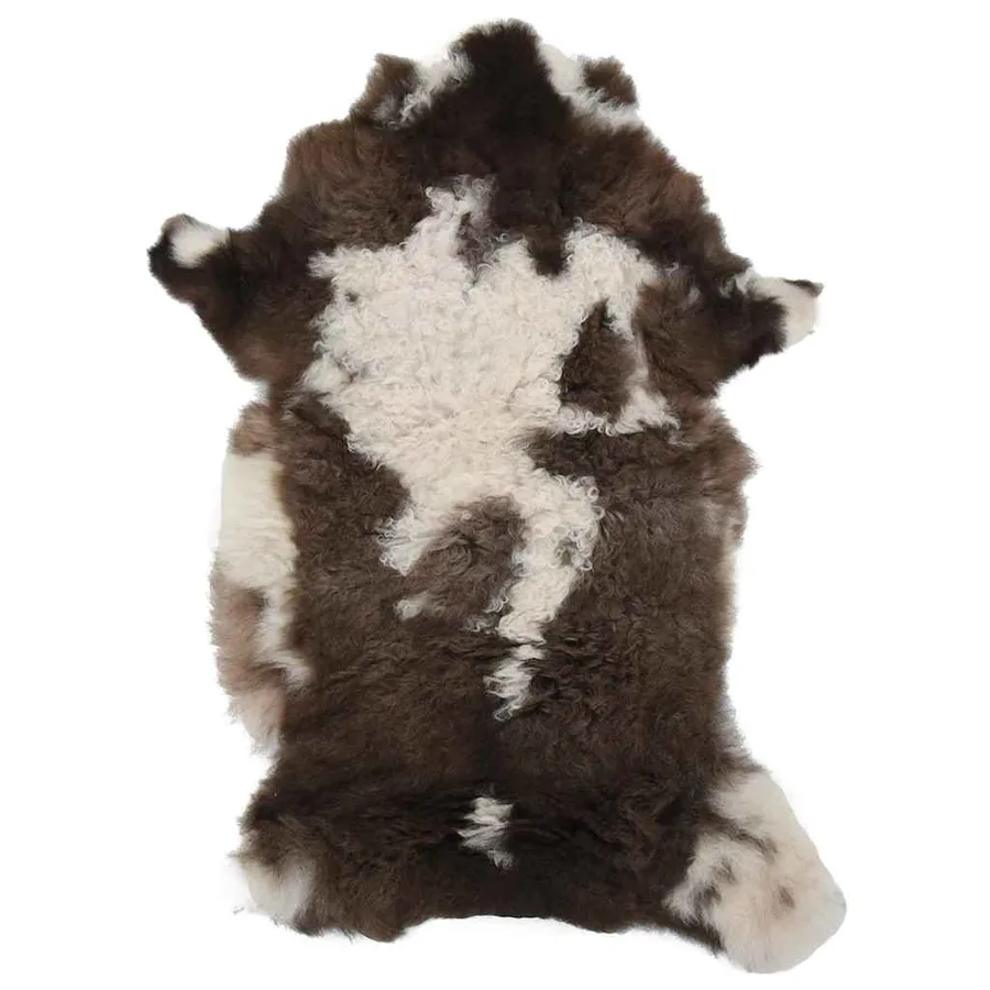 Peau de mouton Couleur mélangée (60-70)x(90-100) cm - 9