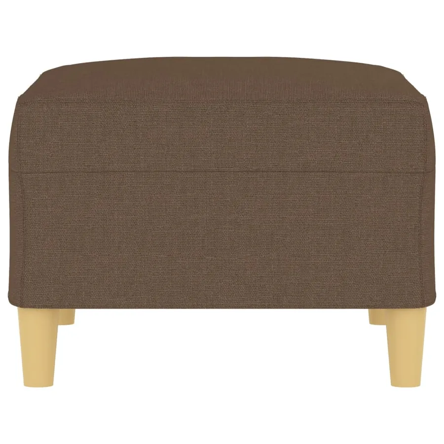 Repose-pied Marron 70x55x41 cm Tissu - 4