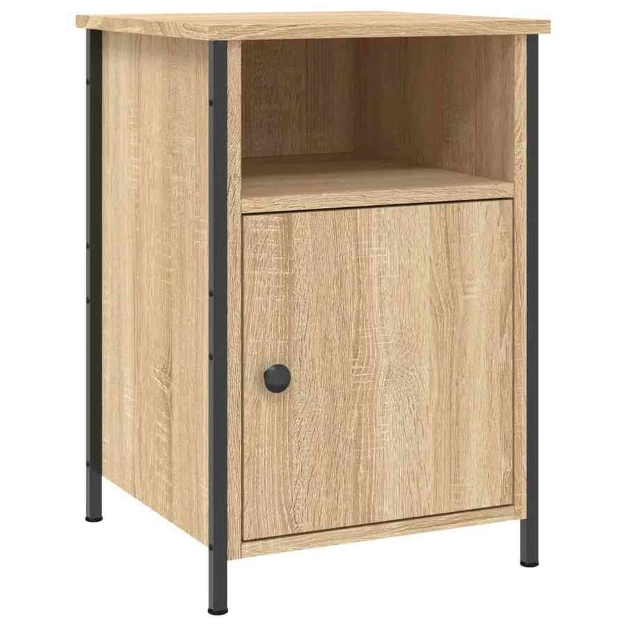 Tables de chevet 2pcs chêne sonoma 40x42x60cm bois d'ingénierie - 5