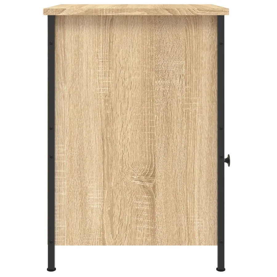 Tables de chevet 2pcs chêne sonoma 40x42x60cm bois d'ingénierie - 8