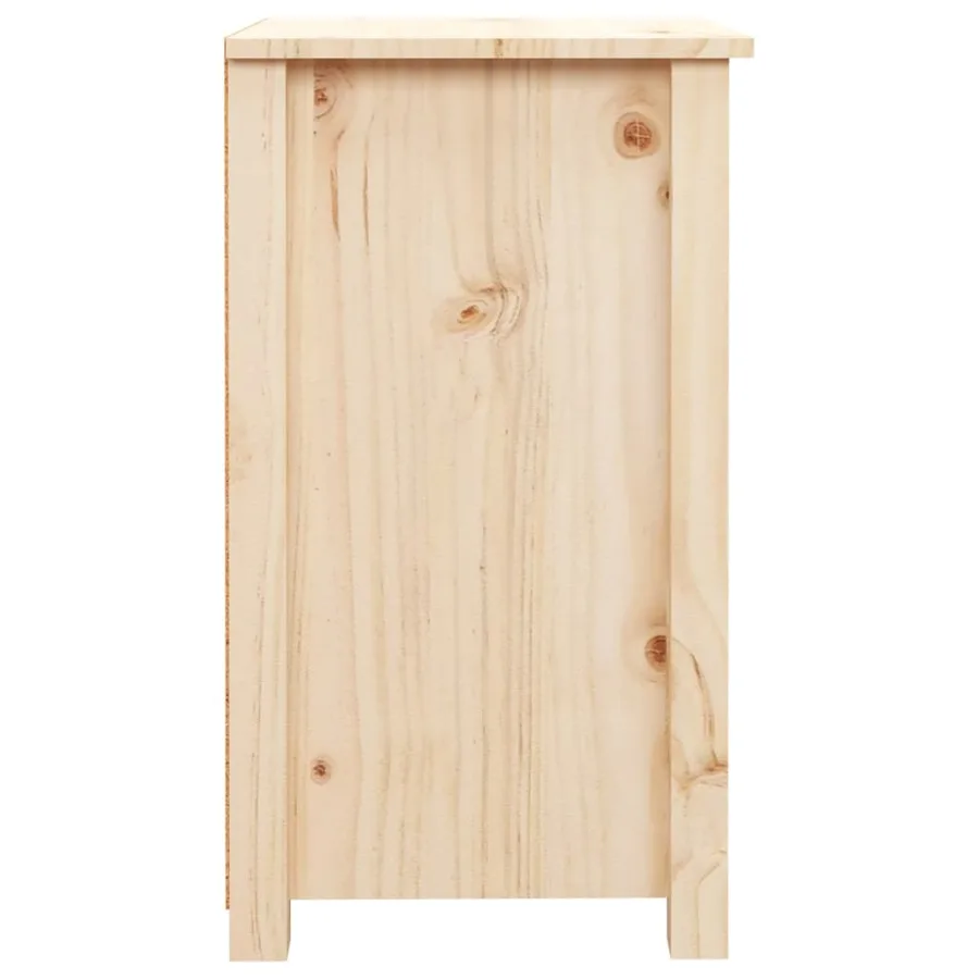 Table de chevet 40x35x61,5 cm Bois de pin massif - 5