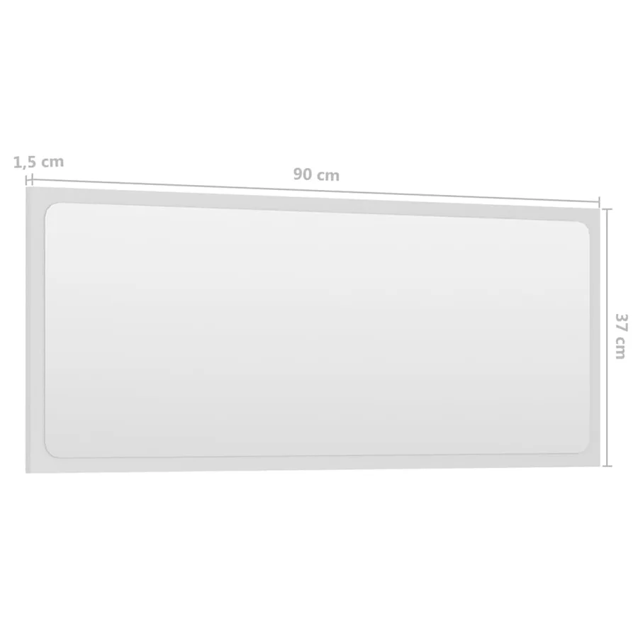 Ensemble de meubles de salle de bain Blanc Bois d'ingénierie - 15