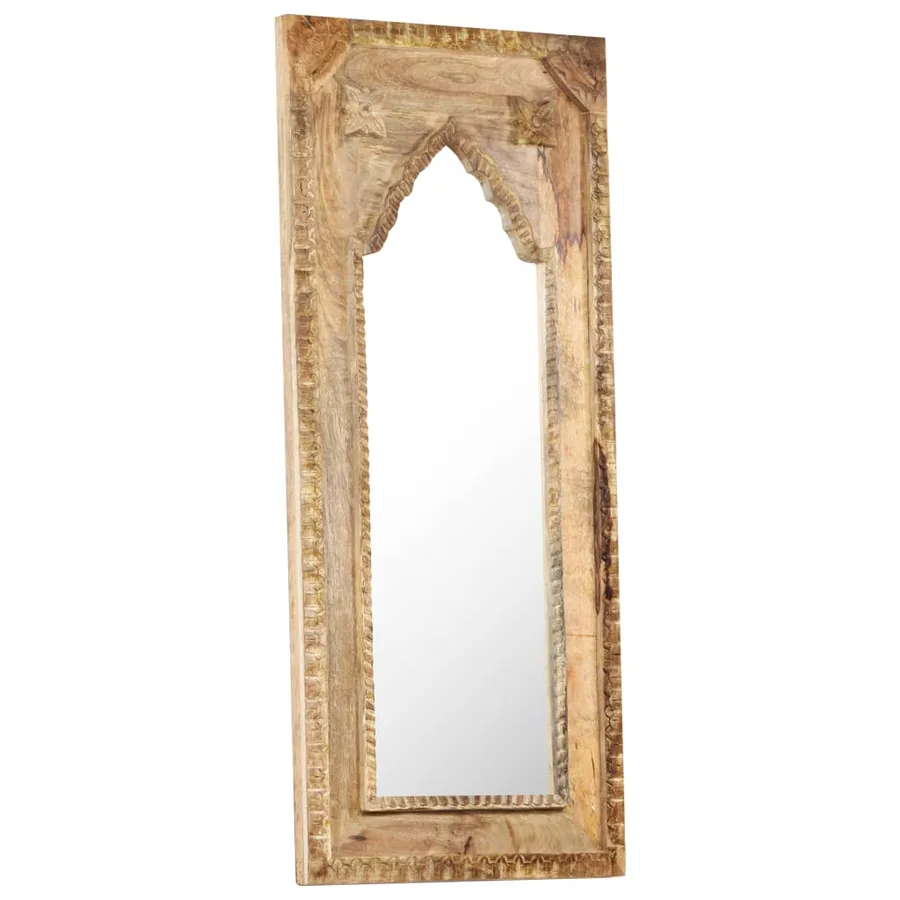 Miroir 50x3x110 cm Bois de manguier massif - 8