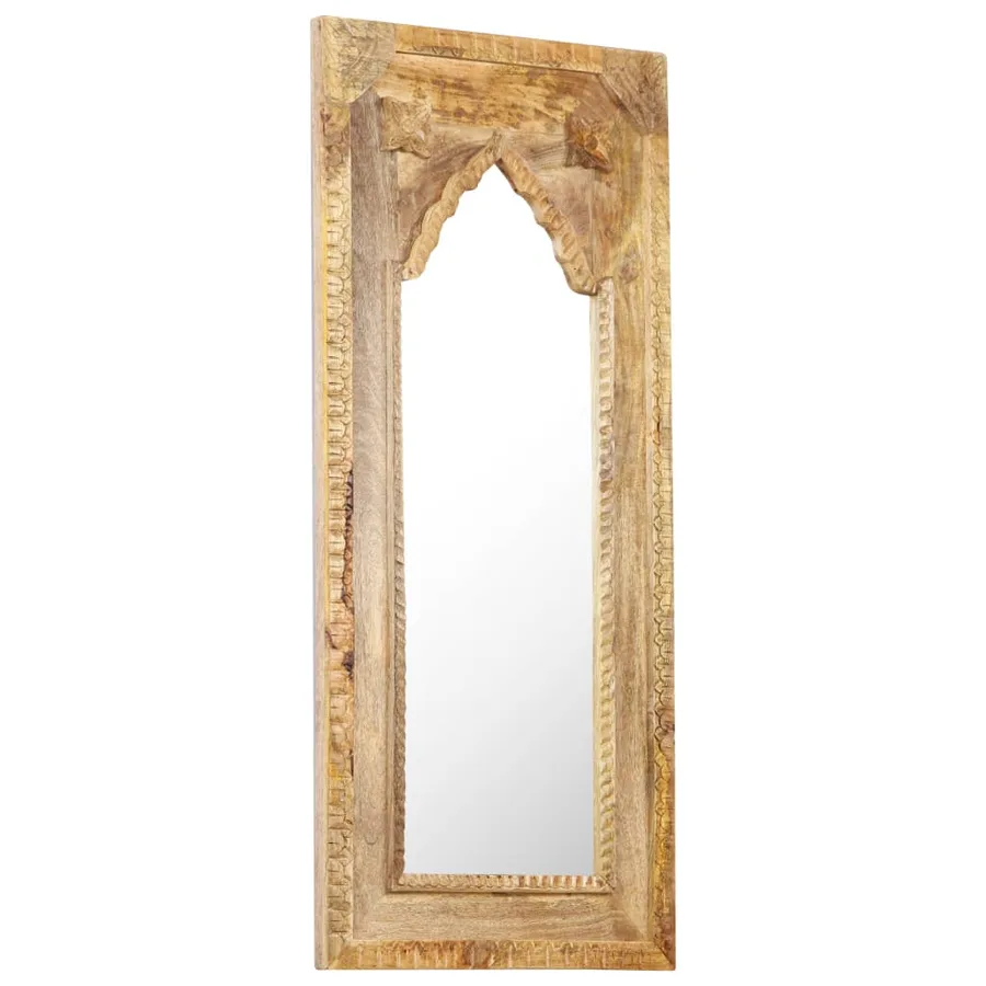 Miroir 50x3x110 cm Bois de manguier massif - 9