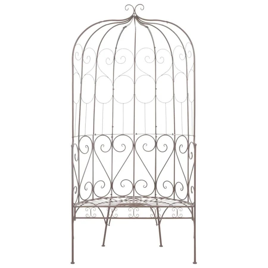 Banc de jardin 95 cm Fer Marron antique - 2