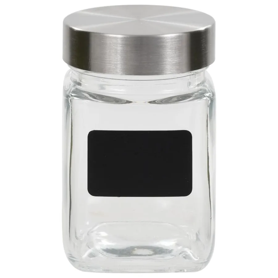 Pots de conservation avec autocollant 24 pcs 300 ml - 2
