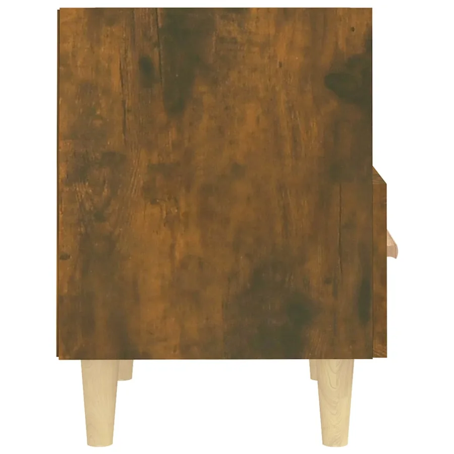 Table de chevet Chêne fumé 40x35x47 cm - 6