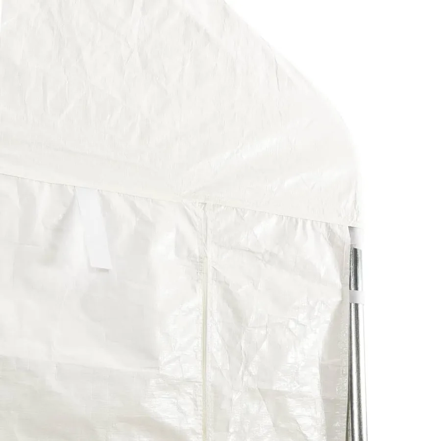 Belvédère avec toit blanc 17,84x4,08x3,22 m polyéthylène - 5