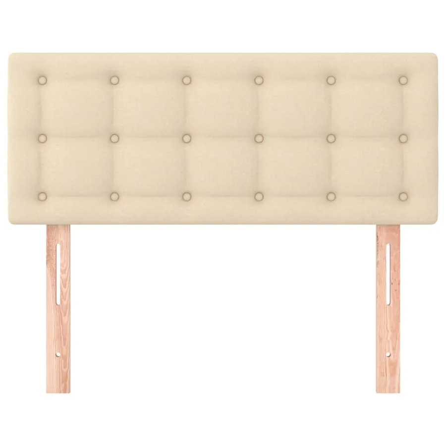 Tête de lit Crème 80x5x78/88 cm Tissu - 3