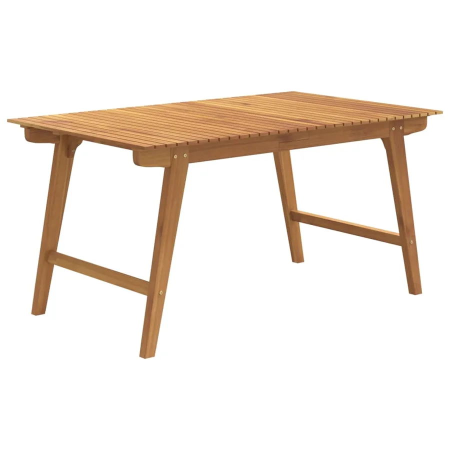 Table de jardin 150x90x75 cm Bois d'acacia solide - 2