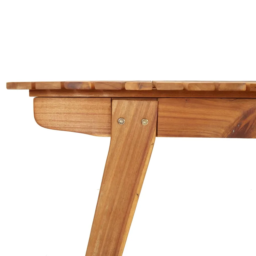 Table de jardin 150x90x75 cm Bois d'acacia solide - 5