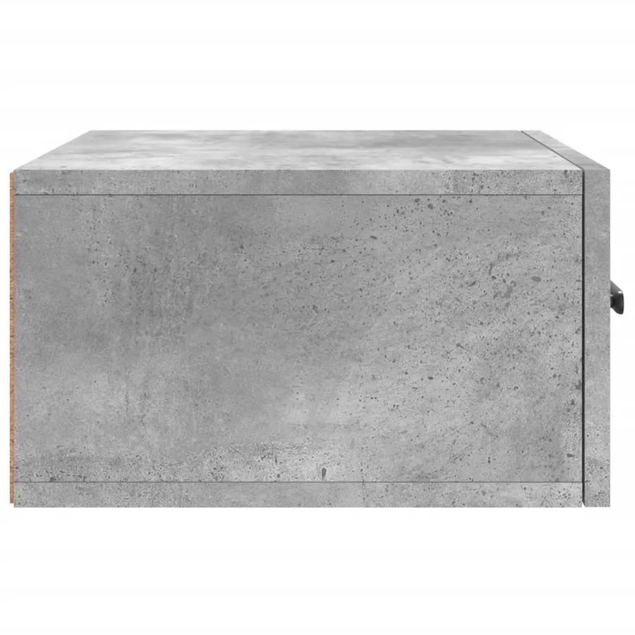 Tables de chevet murales 2 pcs gris béton 35x35x20 cm - 8