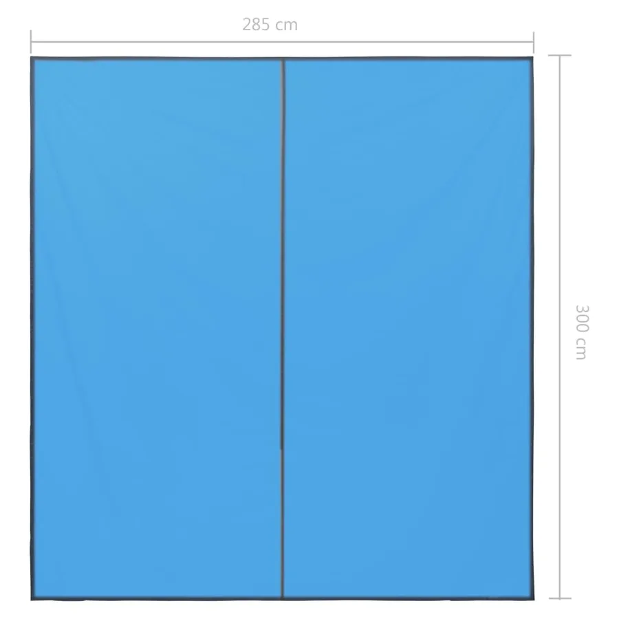 Bâche d'extérieur 3x2,85 m Bleu - 7