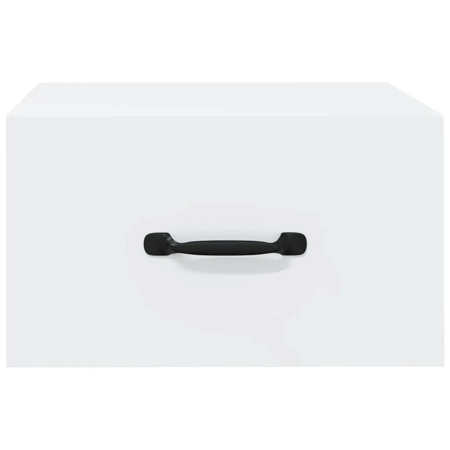 Table de chevet murale Blanc 35x35x20 cm - 4
