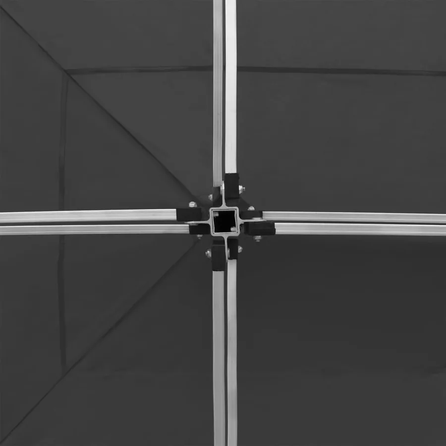 Tente de réception pliable Aluminium 6 x 3 m Anthracite - 6
