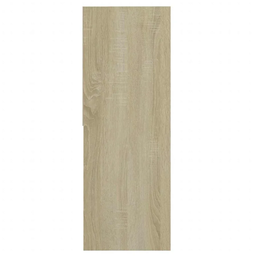 Bibliothèque Blanc chêne sonoma 67x24x161 cm Bois d'ingénierie - 10