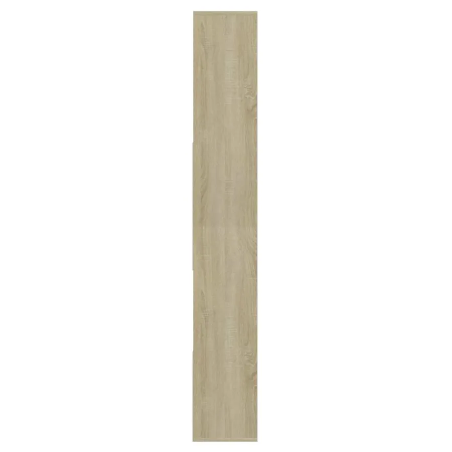 Bibliothèque Blanc chêne sonoma 67x24x161 cm Bois d'ingénierie - 9