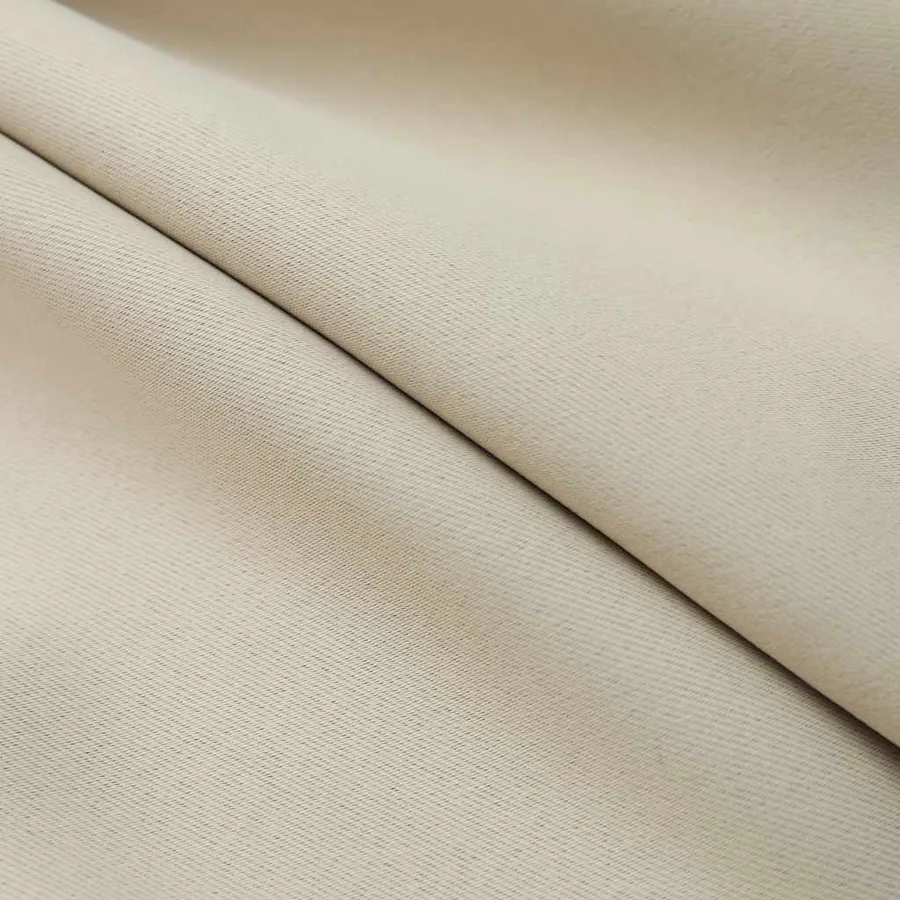 Rideaux occultants avec crochets 2 pcs Beige 140x245 cm - 4
