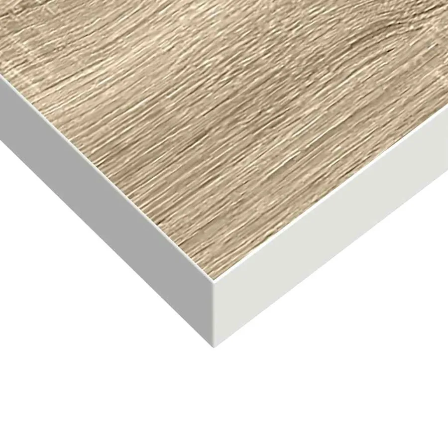 Étagères flottantes 4 pcs Chêne et blanc 90x23,5x3,8 cm MDF - 12