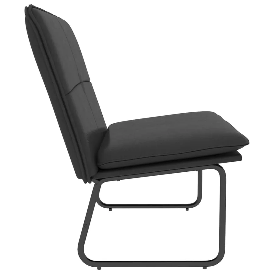Banc Noir 100x75x76 cm Similicuir - 4