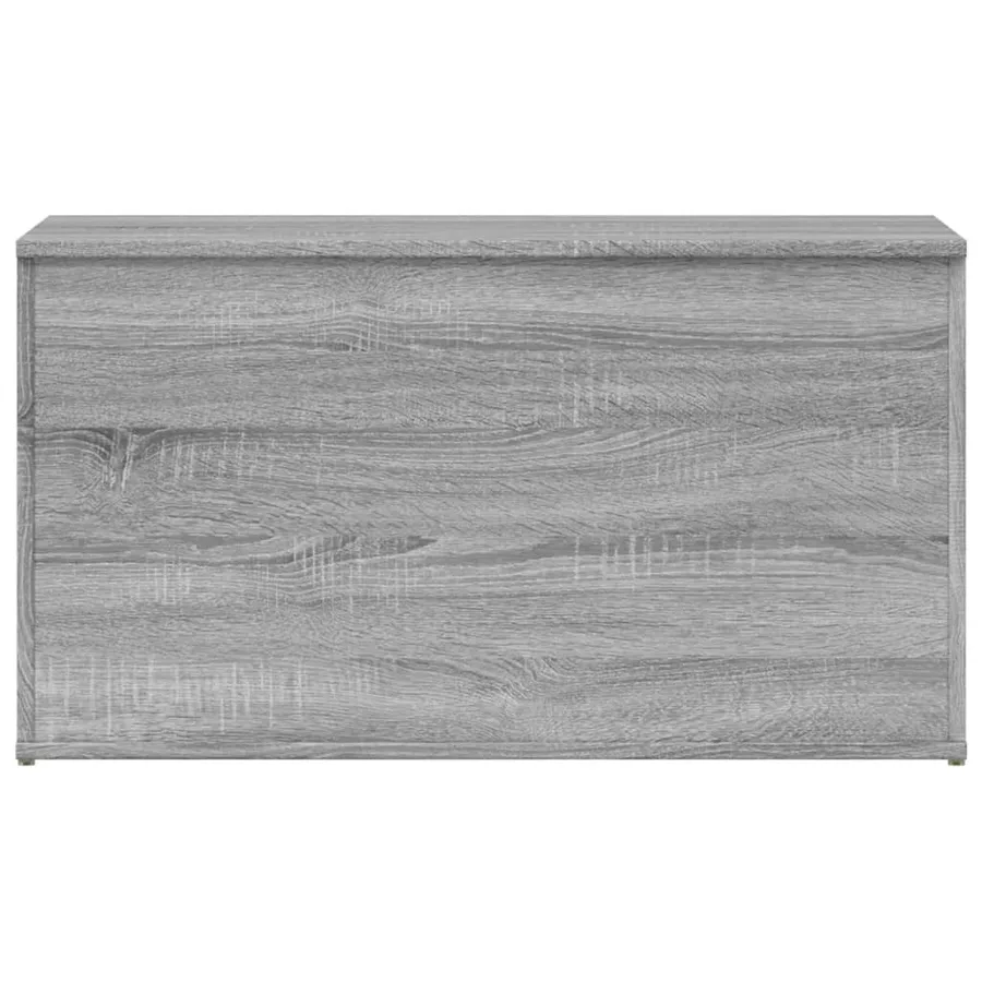 Coffre de rangement Sonoma gris 84x42x46 cm Bois d'ingénierie - 4