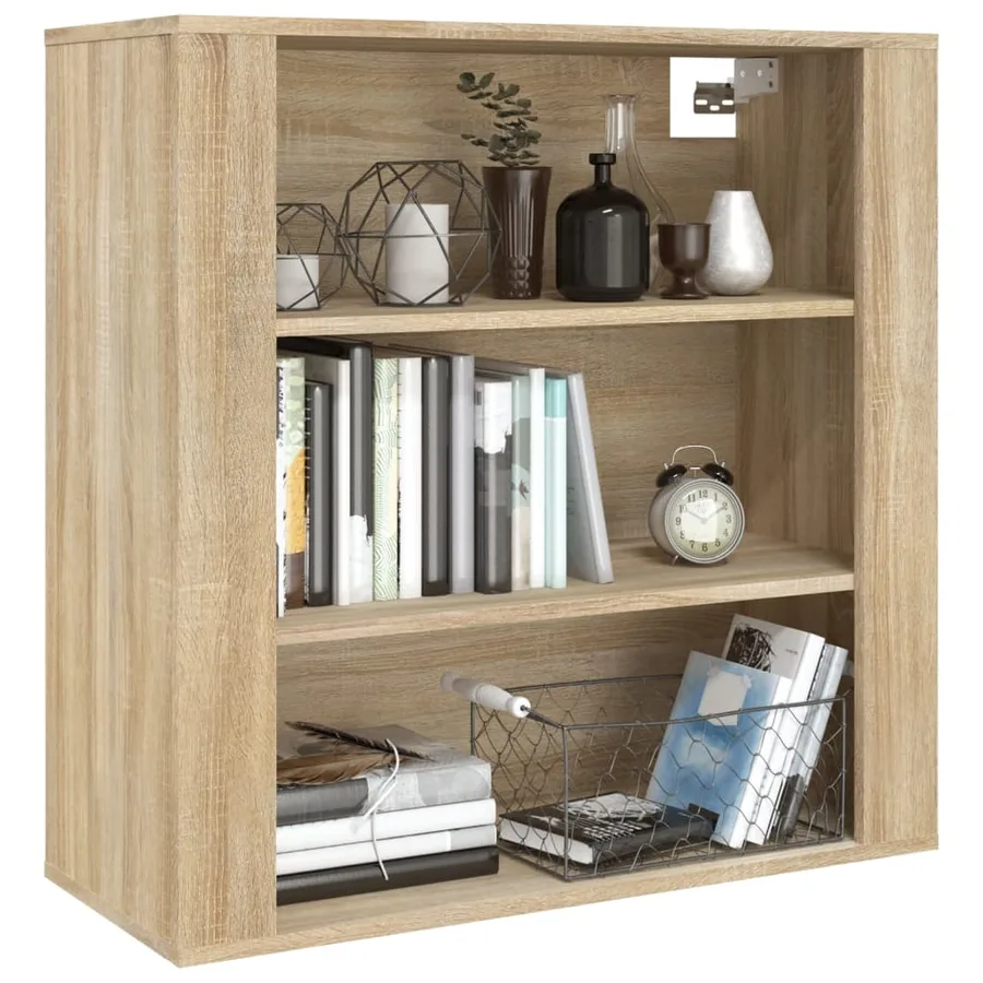 Armoire murale Chêne sonoma 80x33x80 cm Bois d'ingénierie - 8