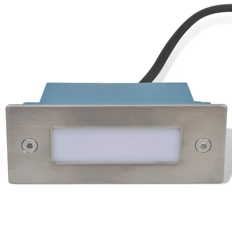 Lampes LED encastrée d'escalier 12 pcs 44x111x56 mm - 3