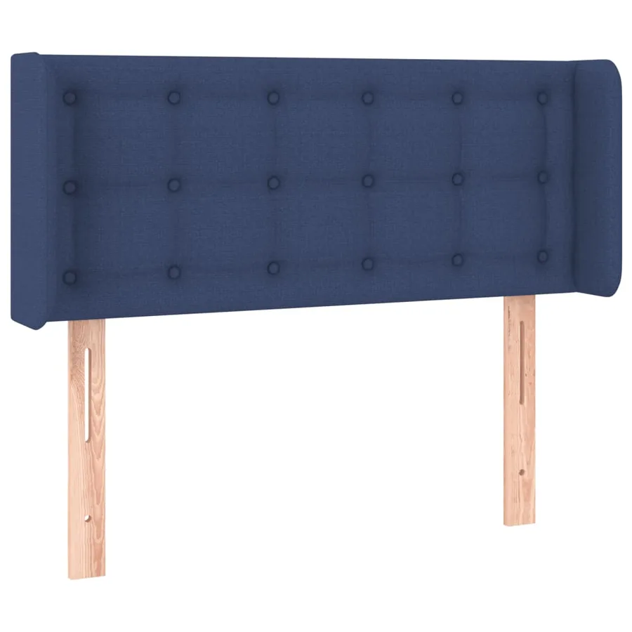 Tête de lit à LED Bleu 93x16x78/88 cm Tissu - 3