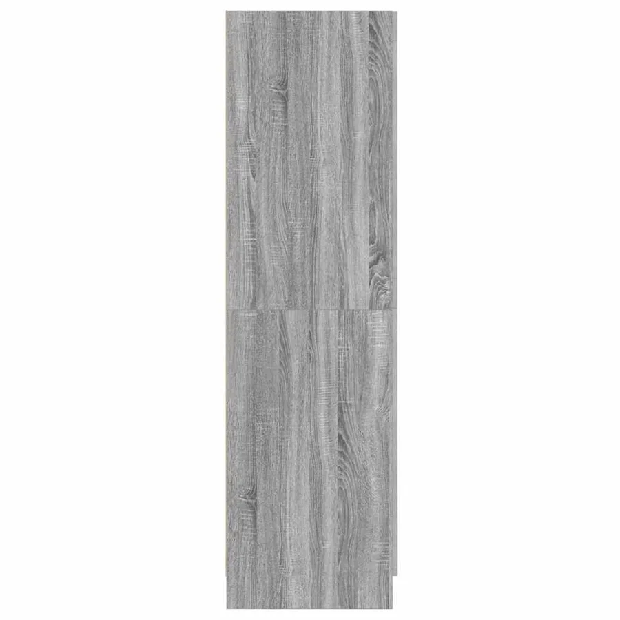 Garde-robe Sonoma gris 82,5x51,5x180 cm Bois d'ingénierie - 7