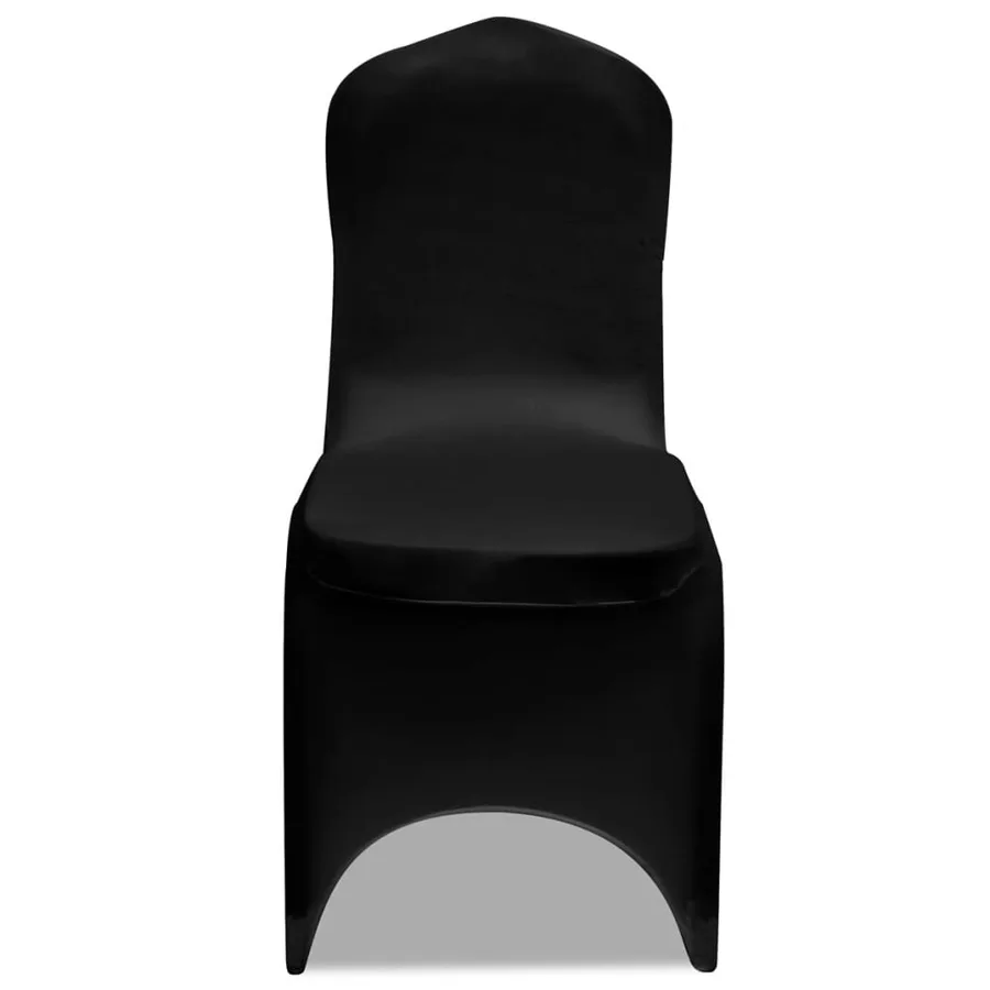 Housses élastiques de chaise Noir 18 pcs - 3