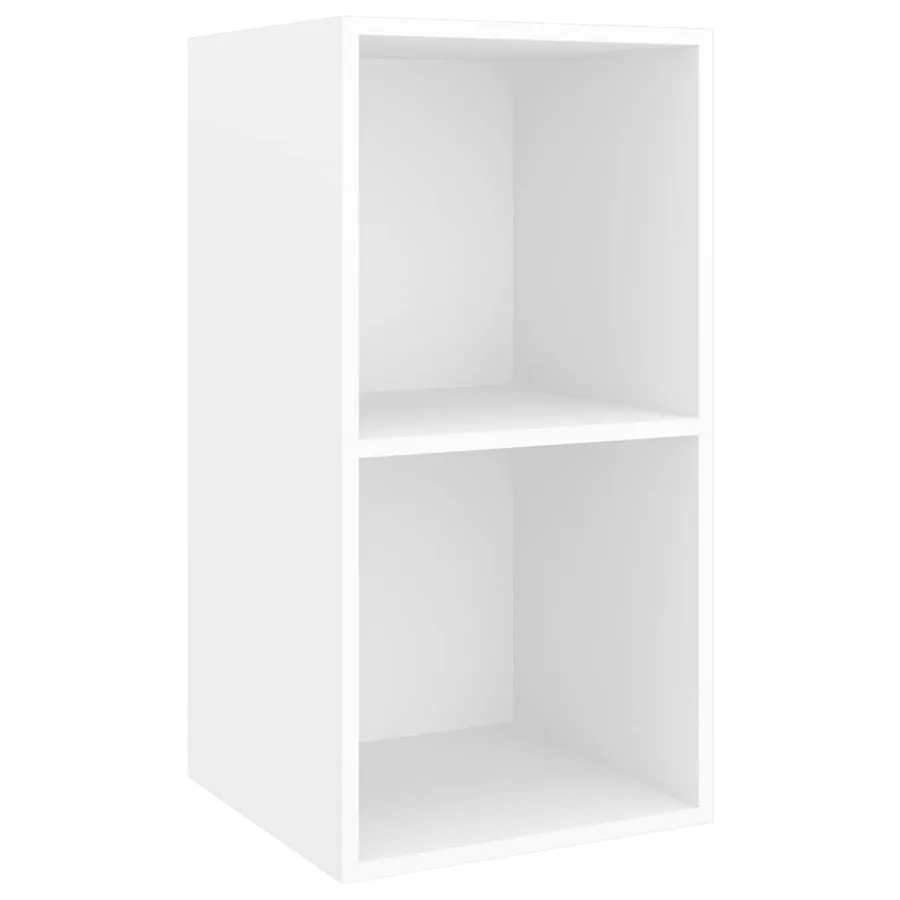 Meubles TV muraux 4 pcs Blanc Bois d'ingénierie - 4
