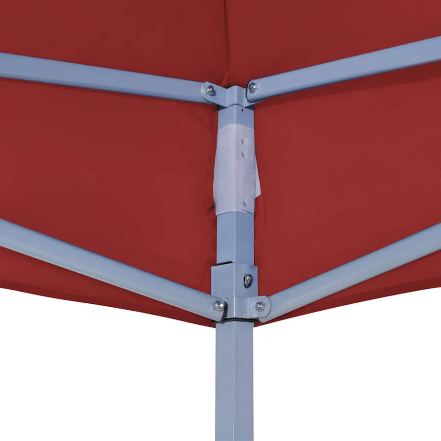 Toit de tente de réception 4x3 m Bordeaux 270 g/m² - 6