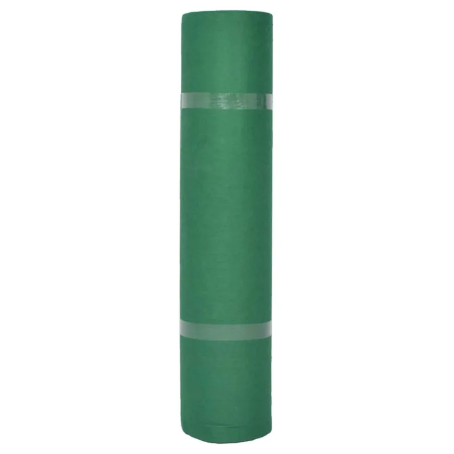 Tapis Uni Vert 1,2 x 12 m Polyester - 3