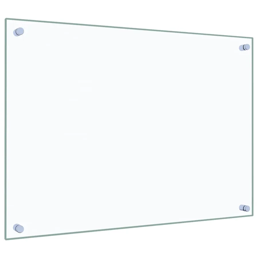 Dosseret de cuisine Transparent 70x50 cm Verre trempé - 5