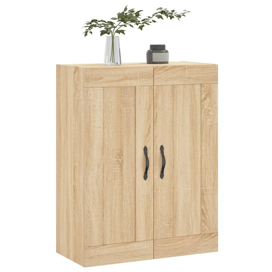 Armoire murale chêne sonoma 69,5x34x90 cm bois d'ingénierie - 4