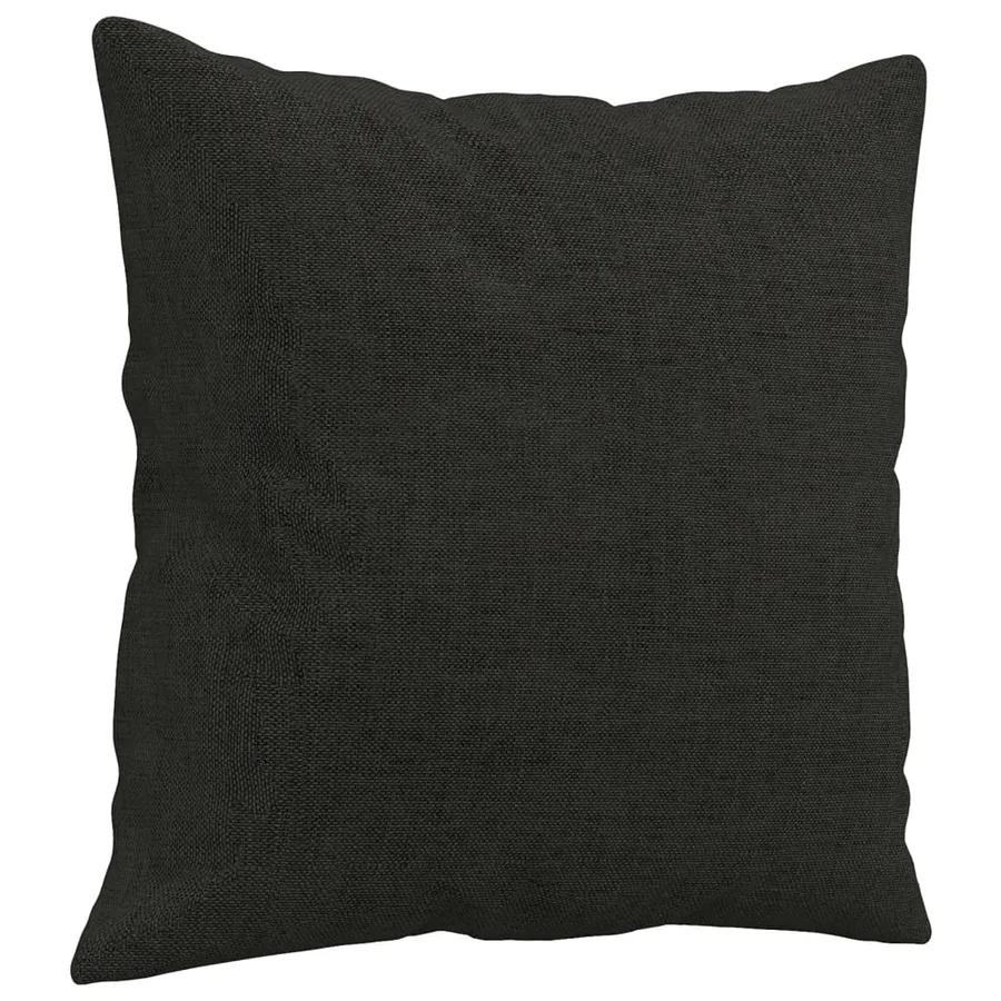 Coussins décoratifs lot de 2 Noir 40x40 cm Tissu - 3