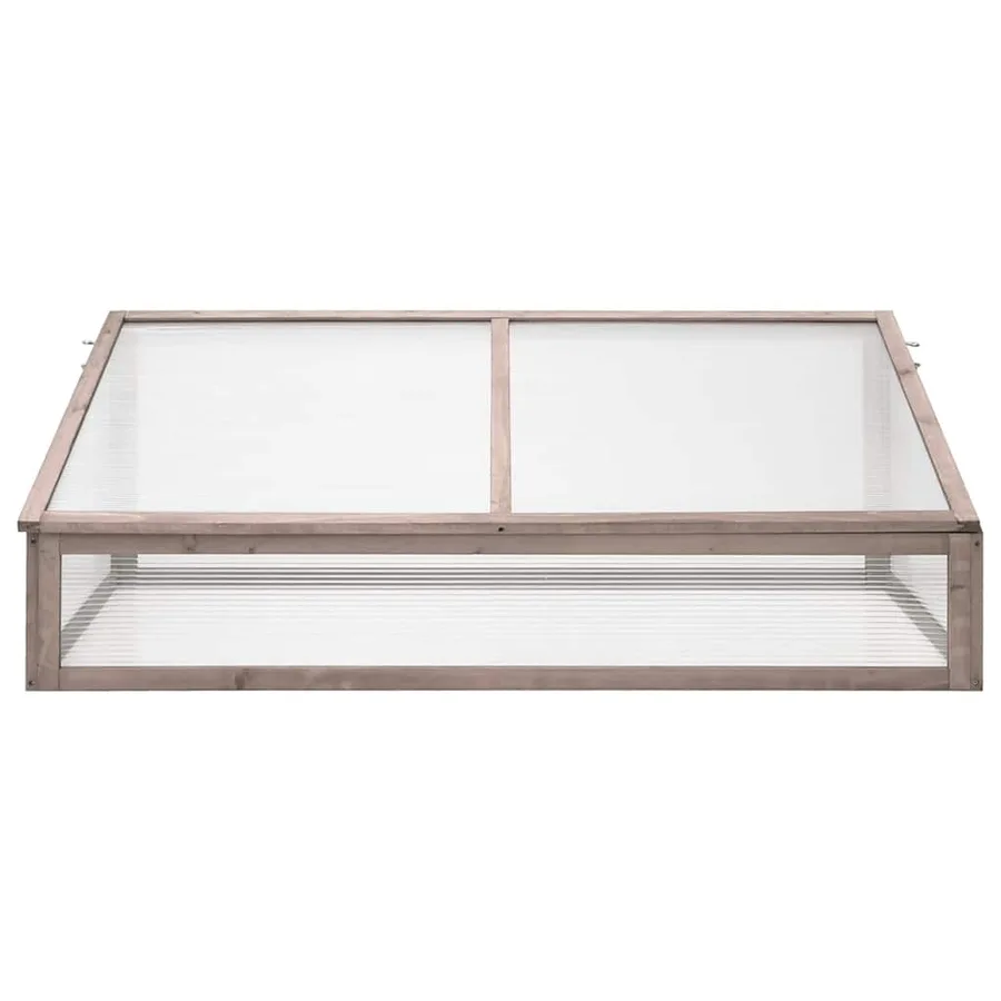 Serre Gris 110x56x39 cm Bois de sapin - 2