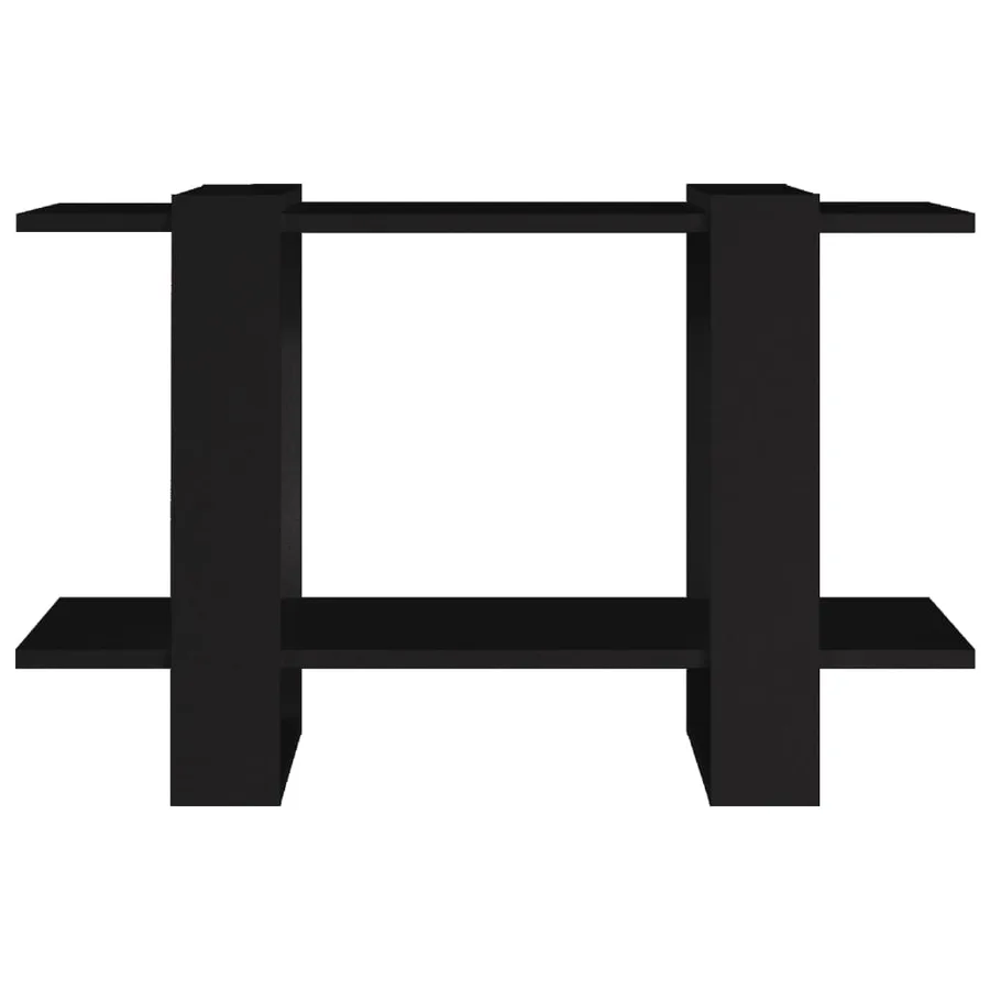 Bibliothèque/Séparateur de pièce Noir 80x30x51 cm - 5