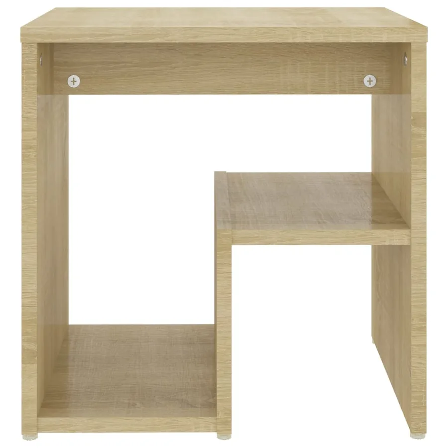 Tables de chevet 2pcs chêne sonoma 40x30x40cm bois d'ingénierie - 5