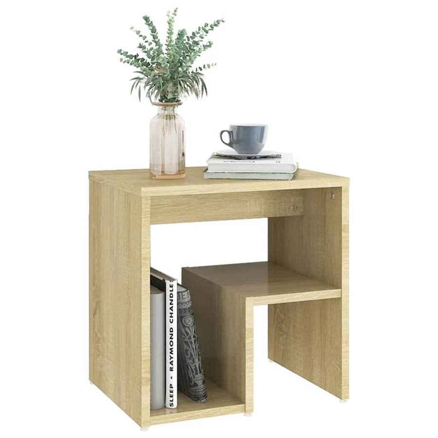Tables de chevet 2pcs chêne sonoma 40x30x40cm bois d'ingénierie - 7