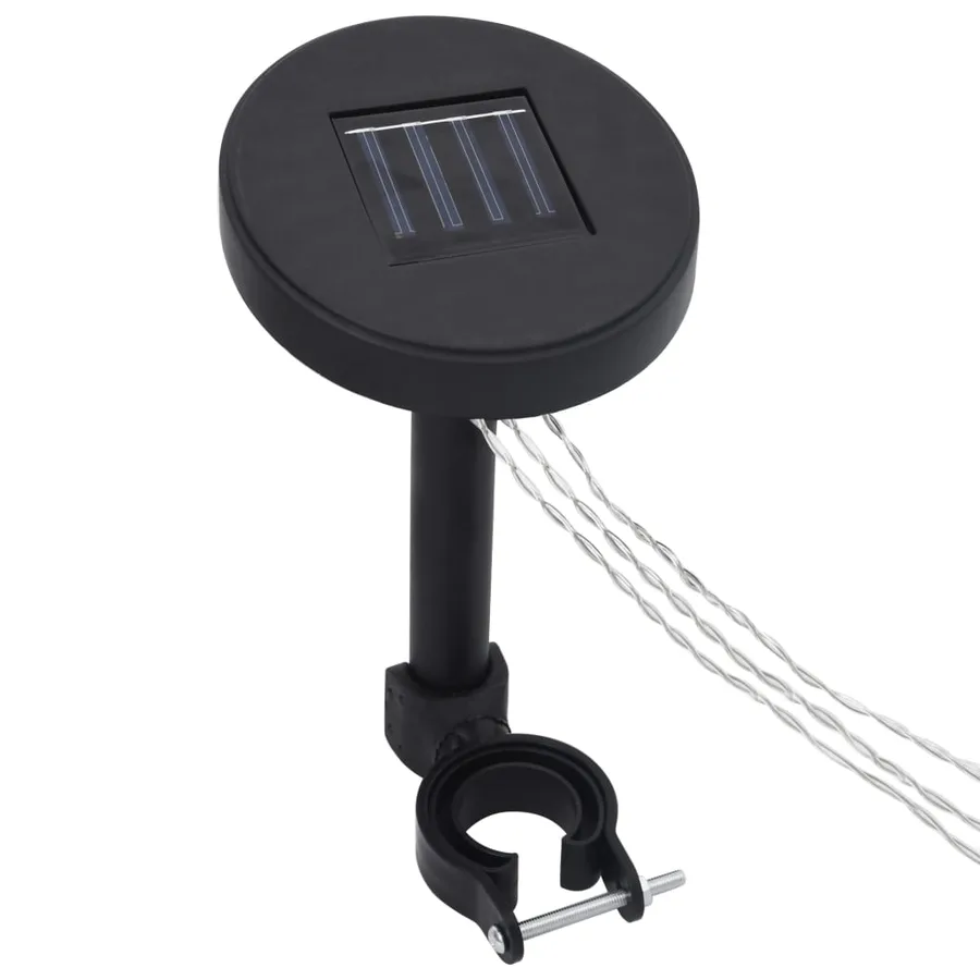 Tonnelle avec guirlande lumineuse à LED 3x4 m Anthracite - 9