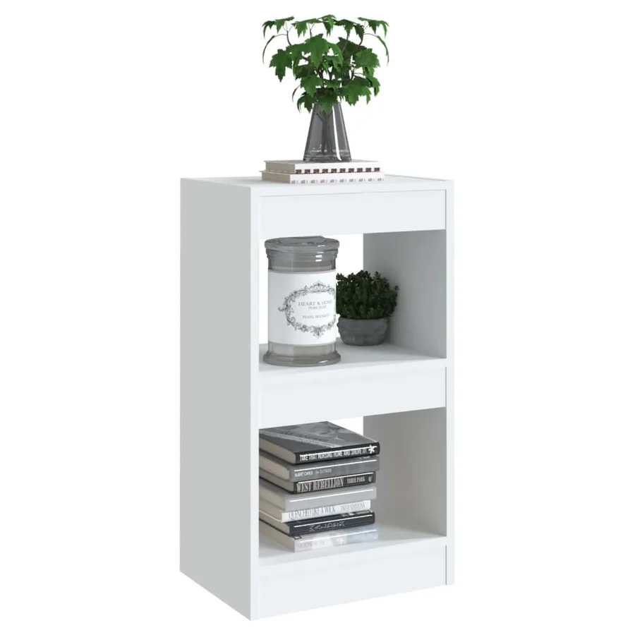 Bibliothèque/Séparateur de pièce Blanc 40x30x72 cm - 6