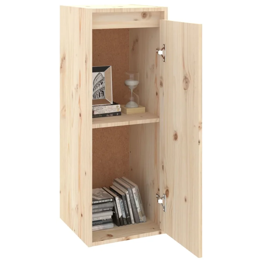 Armoires murales 2 pcs 30x30x80 cm Bois de pin massif - 4