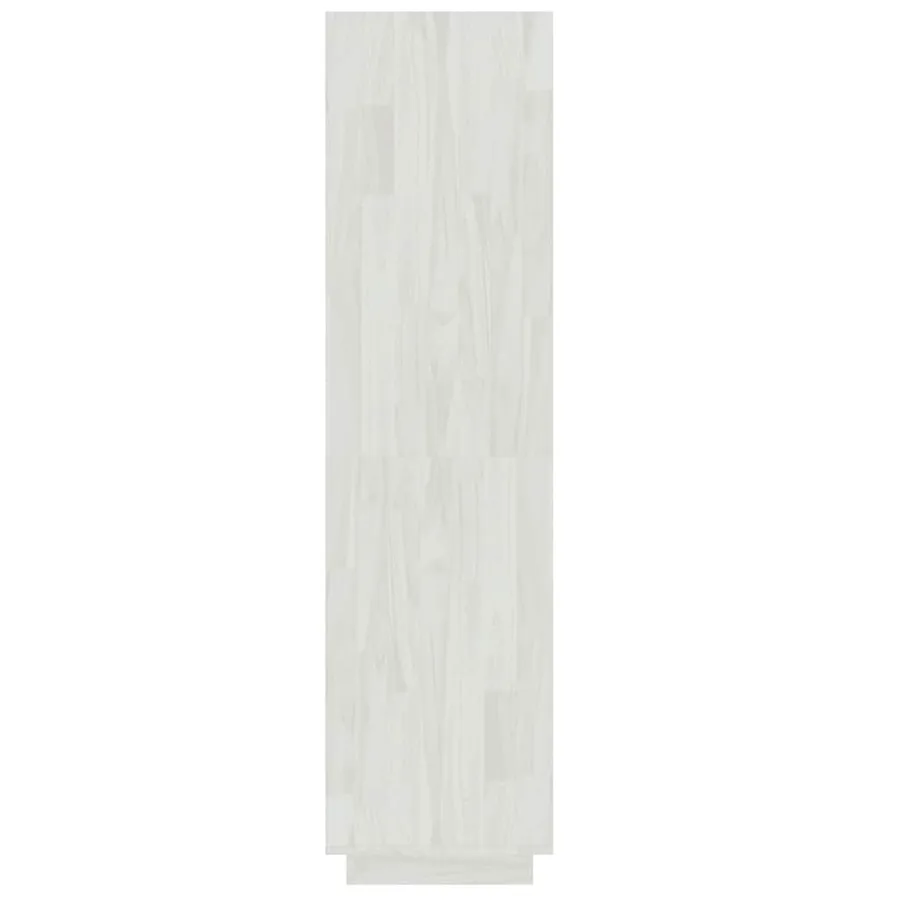 Bibliothèque/Séparateur de pièce Blanc 40x35x135 cm Pin massif - 6