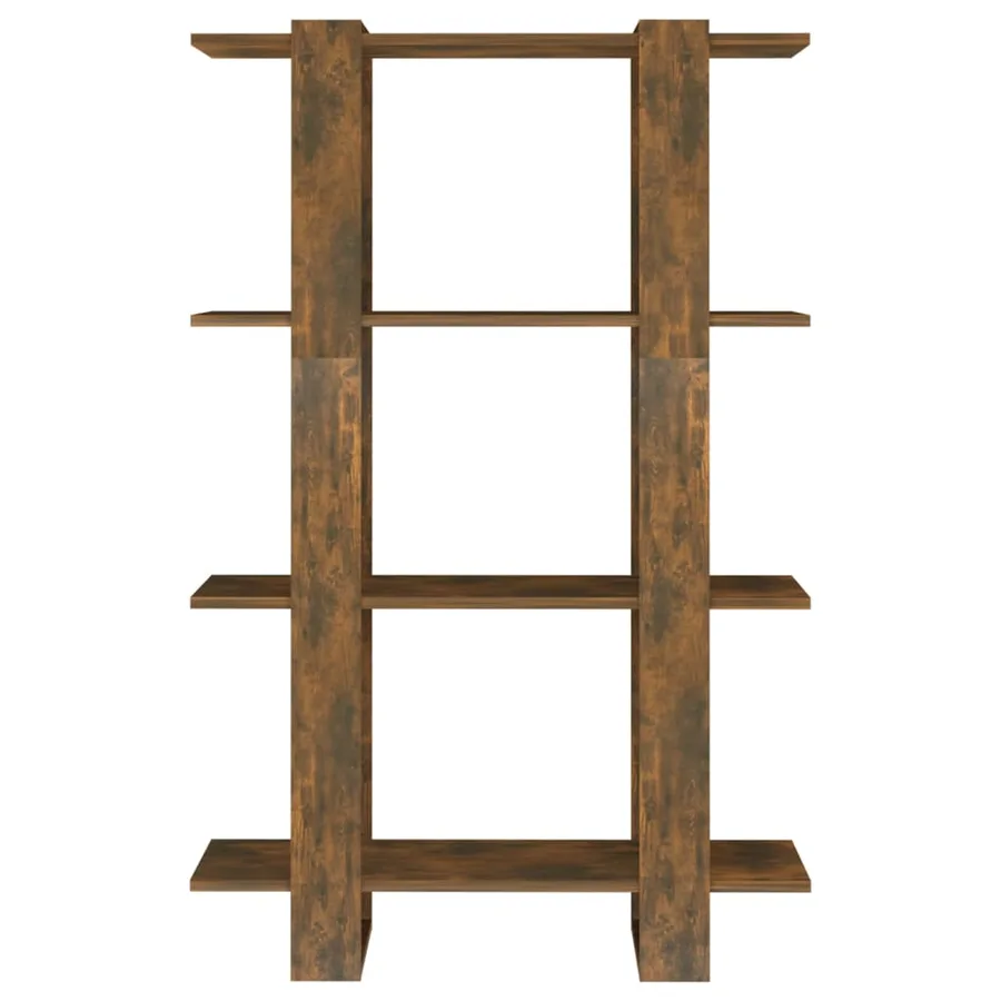 Bibliothèque/Séparateur de pièce Chêne fumé 80x30x123,5 cm - 5