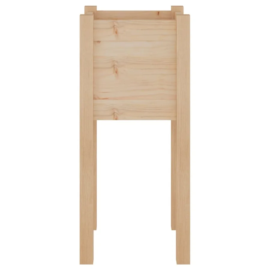 Jardinières d'extérieur 2 pcs 31x31x70 cm bois de pin massif - 5