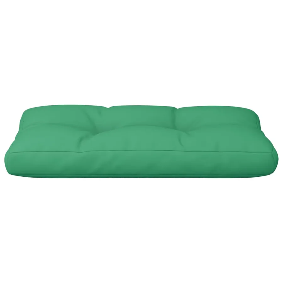 Coussin de palette vert 70x40x12 cm tissu - 5