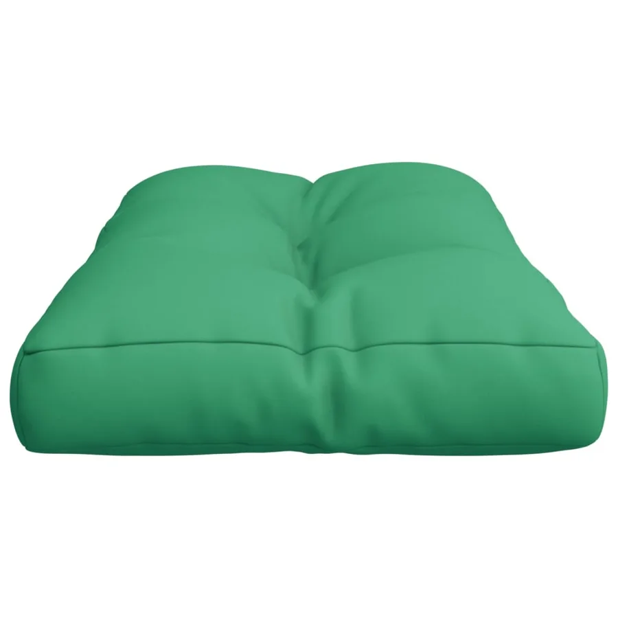 Coussin de palette vert 70x40x12 cm tissu - 6